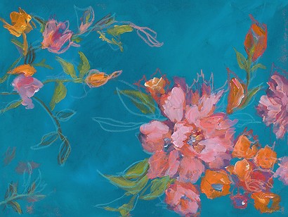 40 x 30 Pink Fireworks I (IBG)