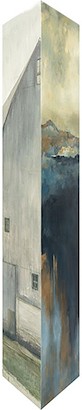 8 x 48 Reservoir With The Old Wooden Barn III (8"" Depth) (CUSTOM)(TRC)