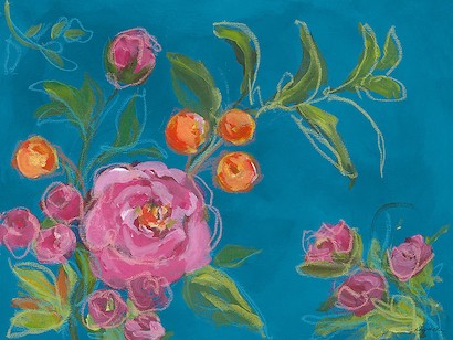 40 x 30 Pink Fireworks III (IBG)