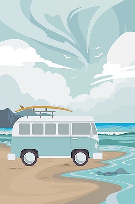 24 x 36 Ocean’s Calling II (IBG)