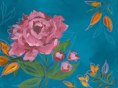 40 x 30 Pink Fireworks II (IBG)