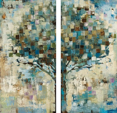 48 x 48 Summer Rain (Set of 2)(each 24 x 48) (HE)