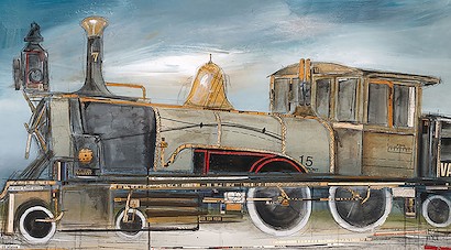 47 X 26 Locomotive (Brush Gel)