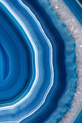 24 x 36 Spectrum of Blue Agate II (IBG)