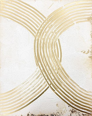 20 x 25 Metallic Gold Paths IV (NG)