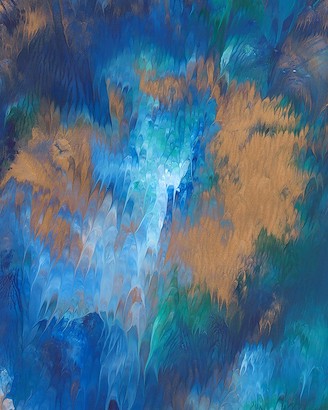 40 x 50 Galaxy Blues I (HE-G)