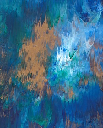 40 x 50 Galaxy Blues II (HE-G)