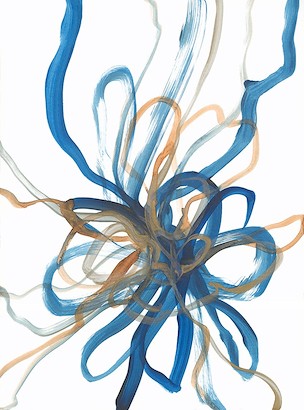 24 x 32 Traits Blue Avec V (IBG)