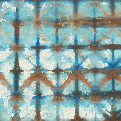 30 x 30 Aquarelle Bleue II (IBG)