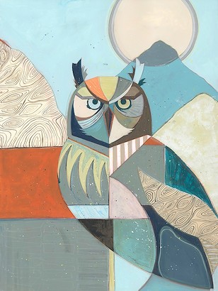 30 x 40 Owl in the Day (IBG)