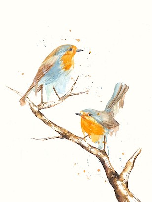 24 x 32 Singing Birds III (IBG)