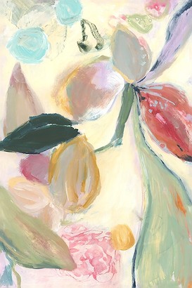 24 x 36 Dancing Flowers V (IBG)