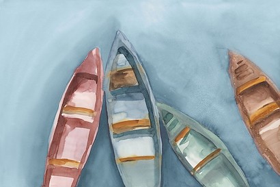 45 x 30 Blue Afloat II (IBG)