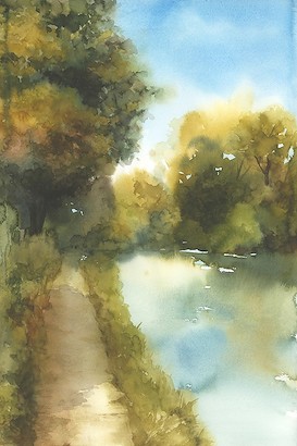 24 x 36 Autumn River I (IBG)