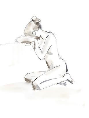24 x 32 Intimate Moment II (IBG)