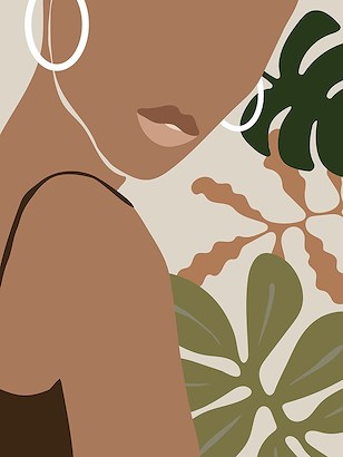 24 x 32 Tropical Beauty III (IBG)