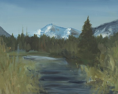 30 x 24 Mountain Scape (IBG)