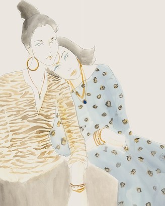 24 x 30 Ladies in Animal Print III (IBG)