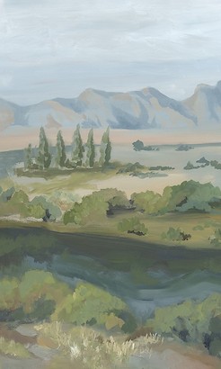 30 x 50 Serene Mountain I (IBG)