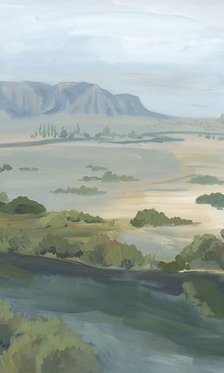 30 x 50 Serene Mountain II (IBG)