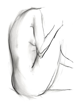 24 x 32 Blurred Line V (IBG)