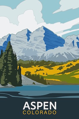 40 x 60 Aspen Colorado (IBG)