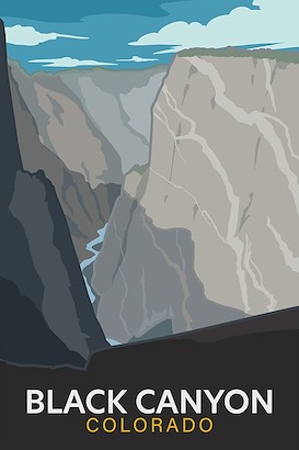 40 x 60 Black Canyon Colorado (IBG)