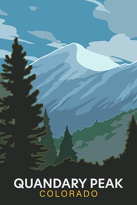 40 x 60 Quandary Peak Colorado (IBG)