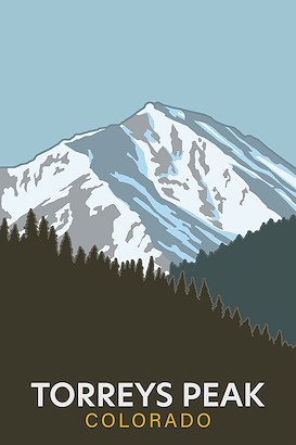 40 x 60 Torreys Peak Colorado (IBG)
