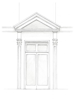 24 x 32 Western Architecture IV (IBG)
