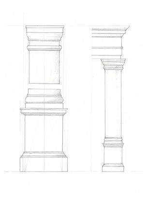 24 x 32 Western Architecture VII (IBG)