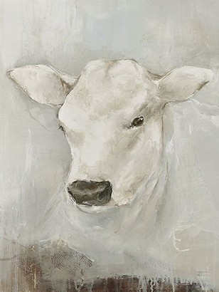 18 x 24 Cow in Fog* (OG)(Watercolor on Paper)
