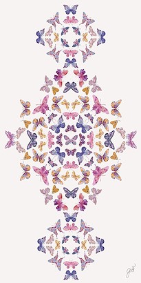 24 x 48 Butterflies-Vertical (IBG)