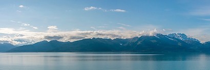 72 x 24 Alaskan Mountains from the Ship I (IBG)
