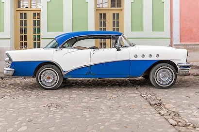 36 x 24 Cuba White Blue (IBG)